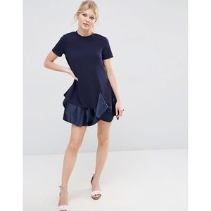 Asos Petite Premium T-shirt Dress Size 2